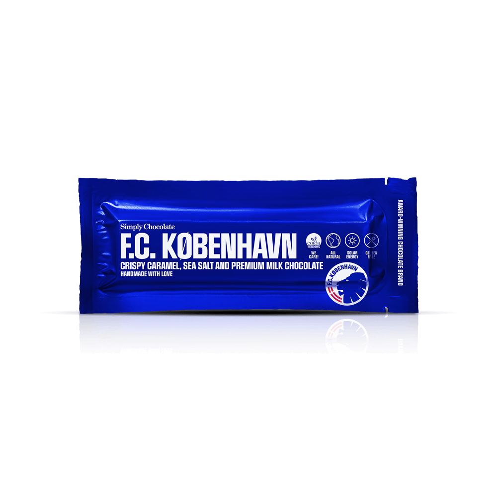 FCK Customized chocolate bar | Crunchy caramel, sea salt and premium milk chocolate