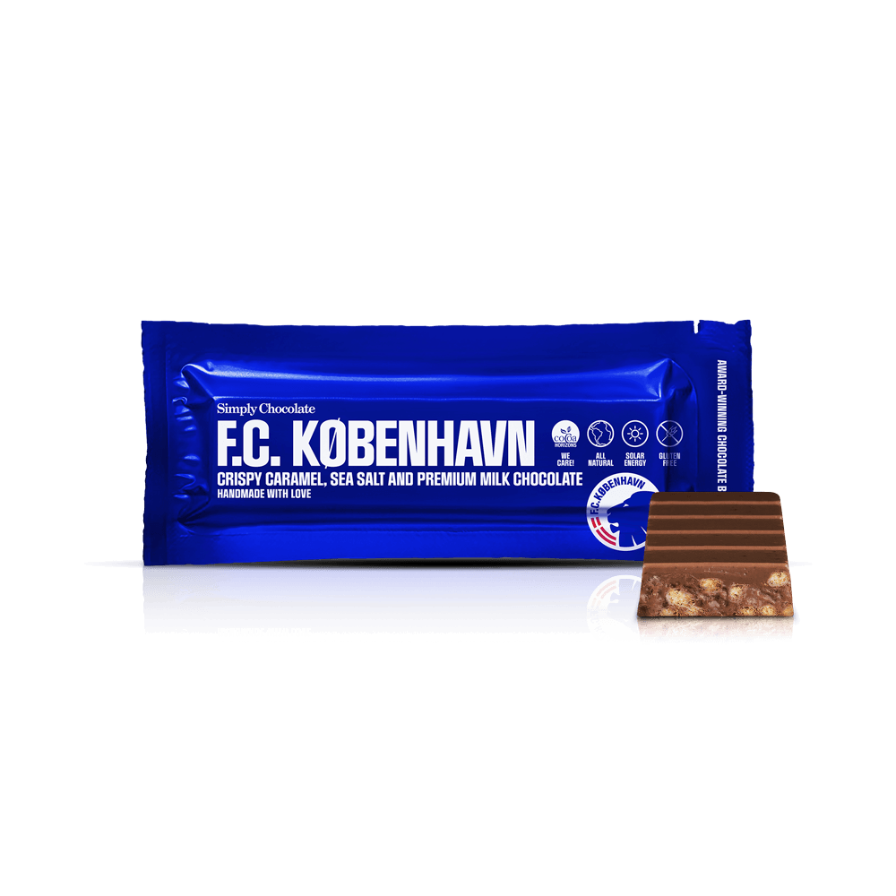 FCK Customized chocolate bar | Crunchy caramel, sea salt and premium milk chocolate