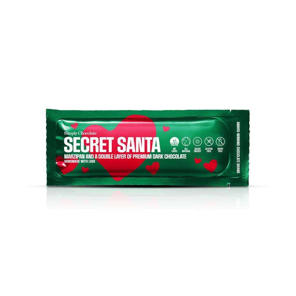 Secret Santa | Marzipan and a double layer og premium dark chocolate