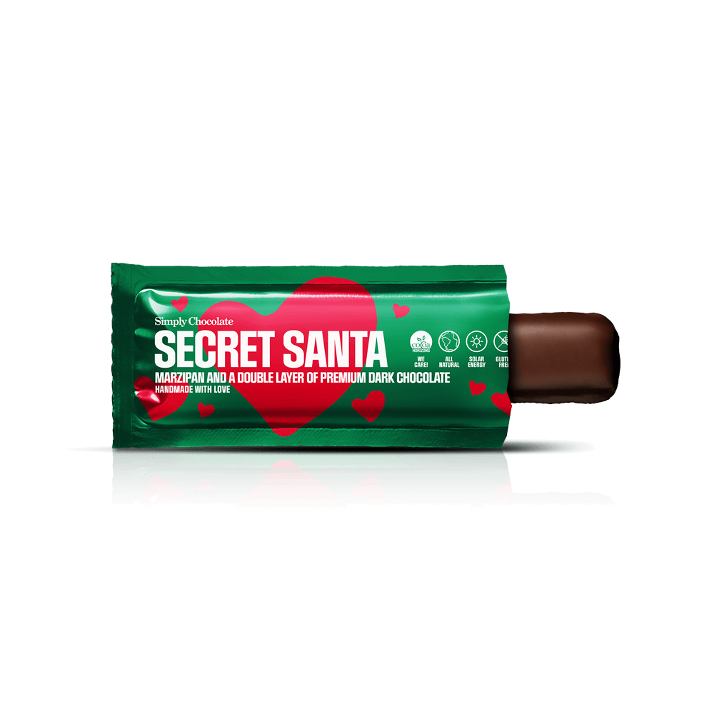 Secret Santa | Marzipan and a double layer og premium dark chocolate