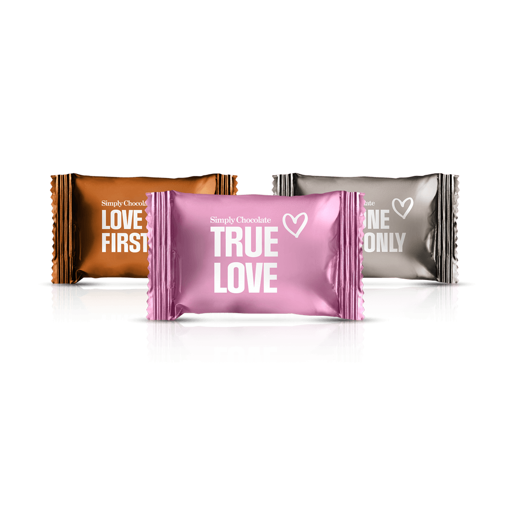 Moments of Love - Box med 75 stk. Mix Bites | Life is about celebrating love with your loved ones