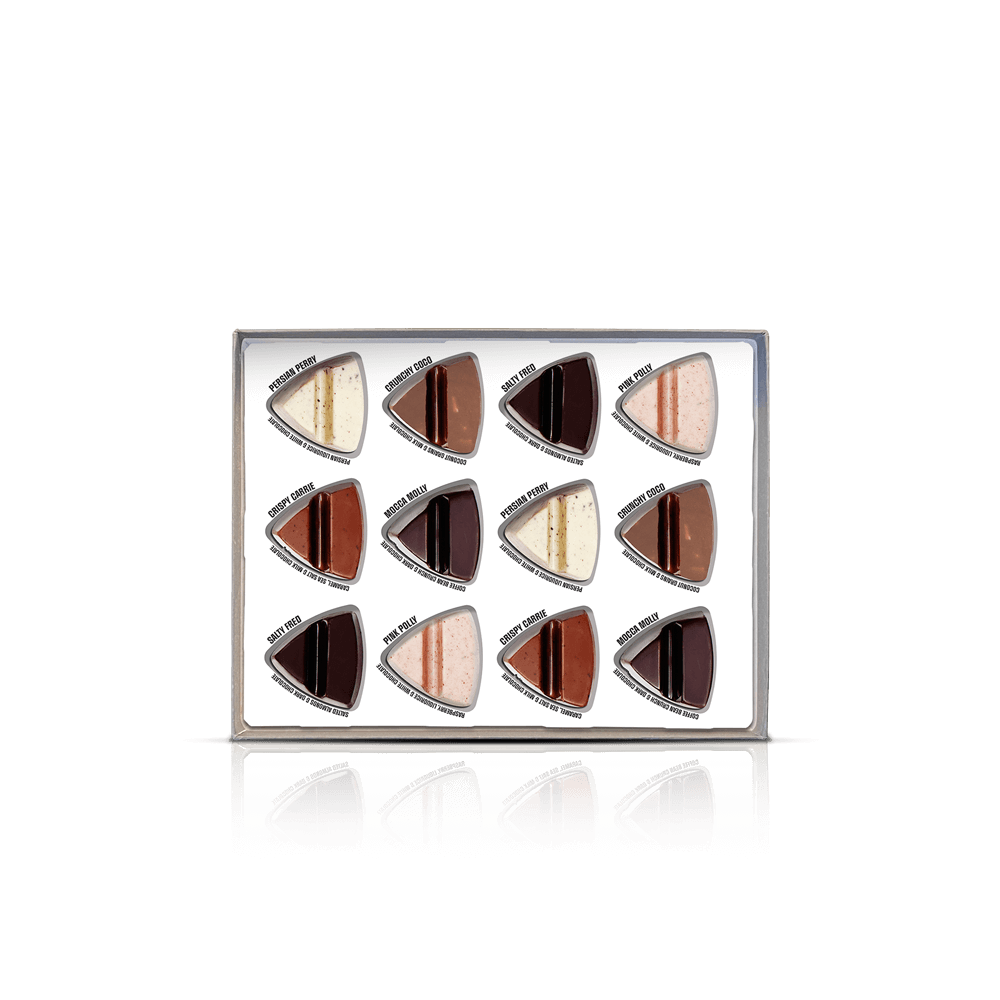 Instead of Flowers | Box with 12 pieces of chocolate