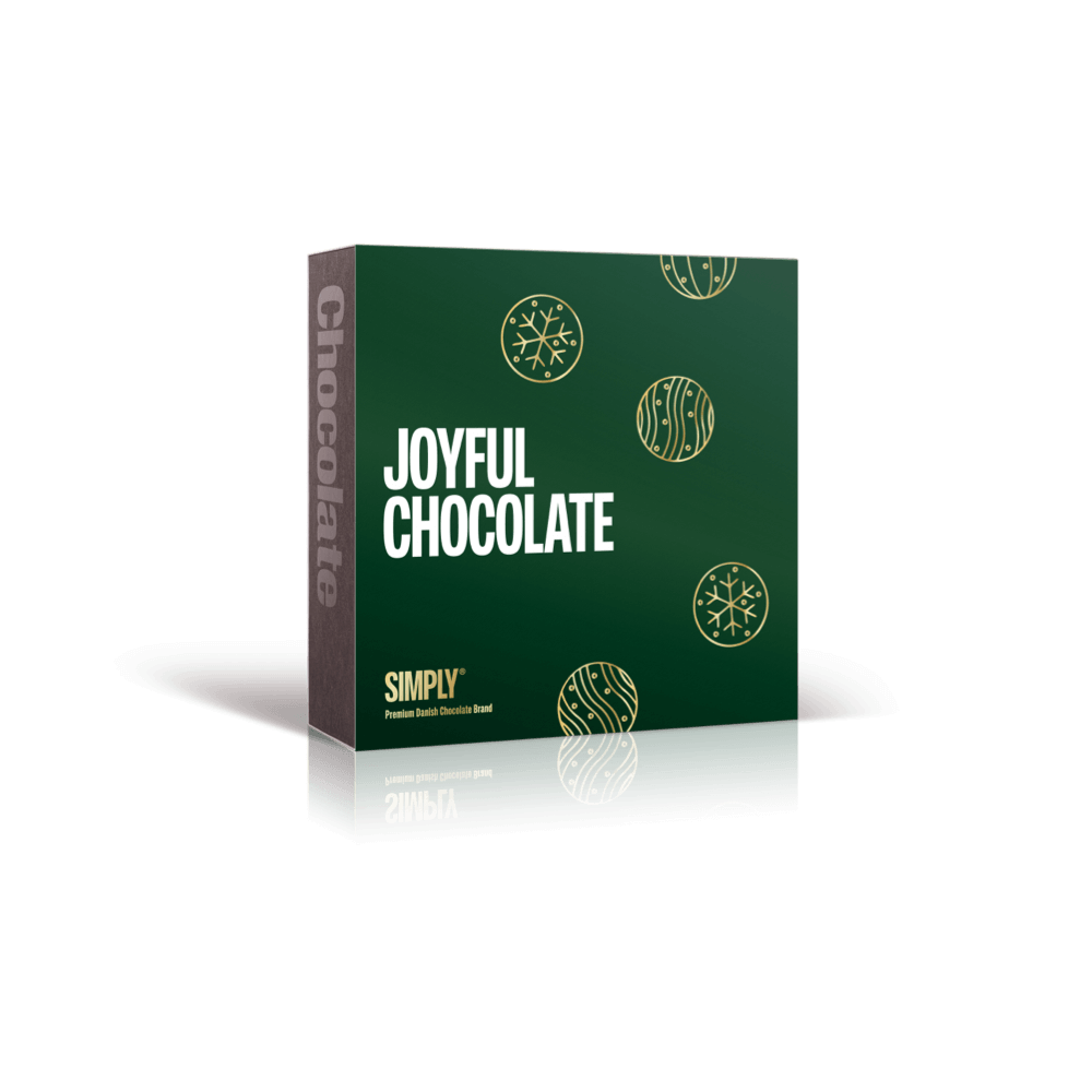 Schokoladen-Geschenkbox, 50 Stk – Simply® Joyful Chocolate