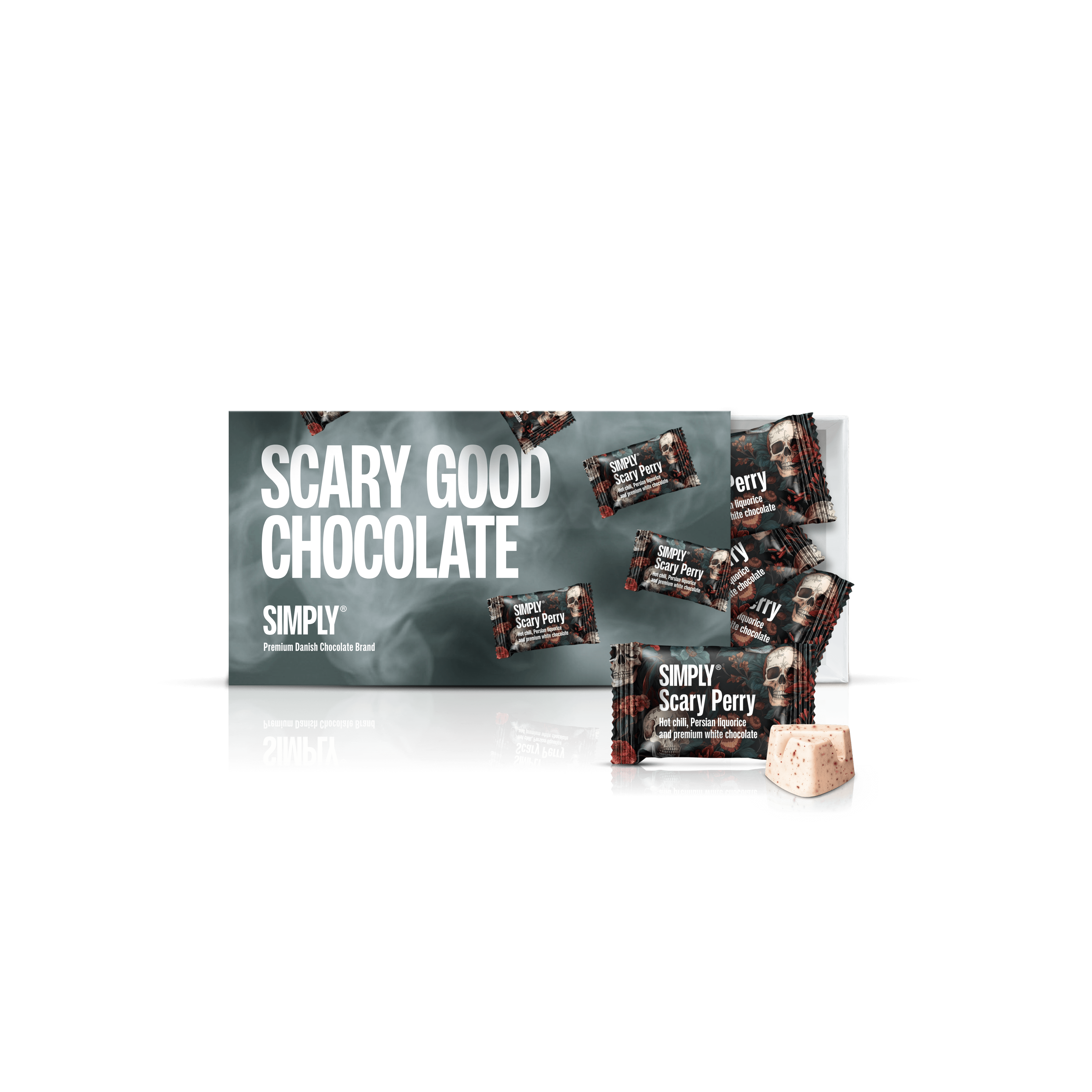 Schokoladen-Geschenkbox 10 Stk – Scary Good Chocolate