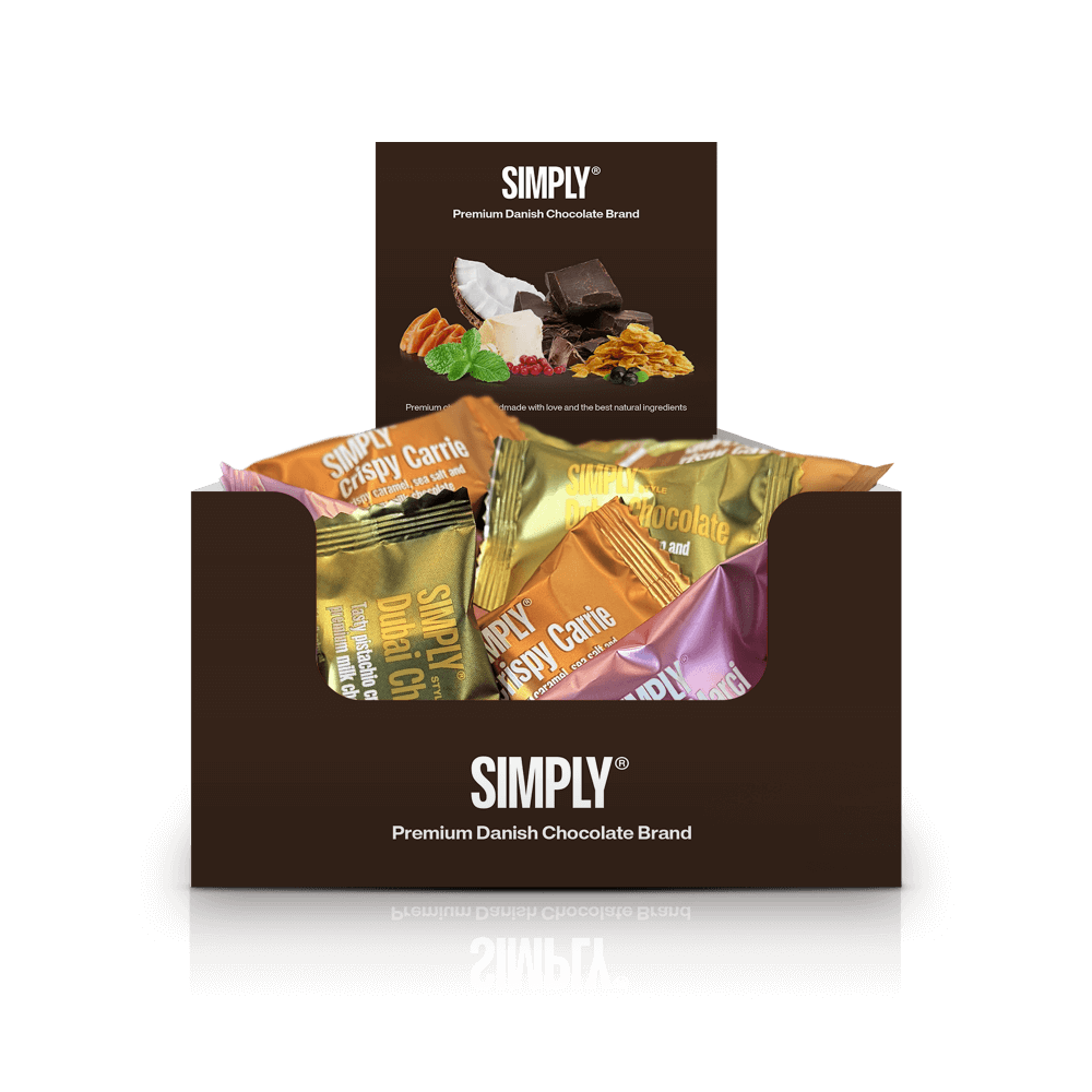 Schokoladen-Bites Mix Box 75 Stück – Simply® Favorite Mix