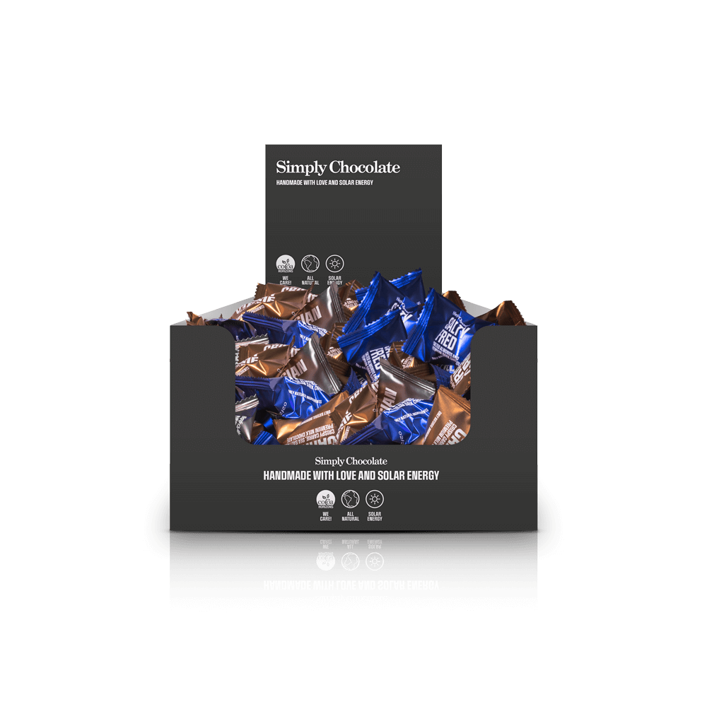 Solid Mix - Box with 75 pcs. Bites | Mix of Bites of solid chocolate