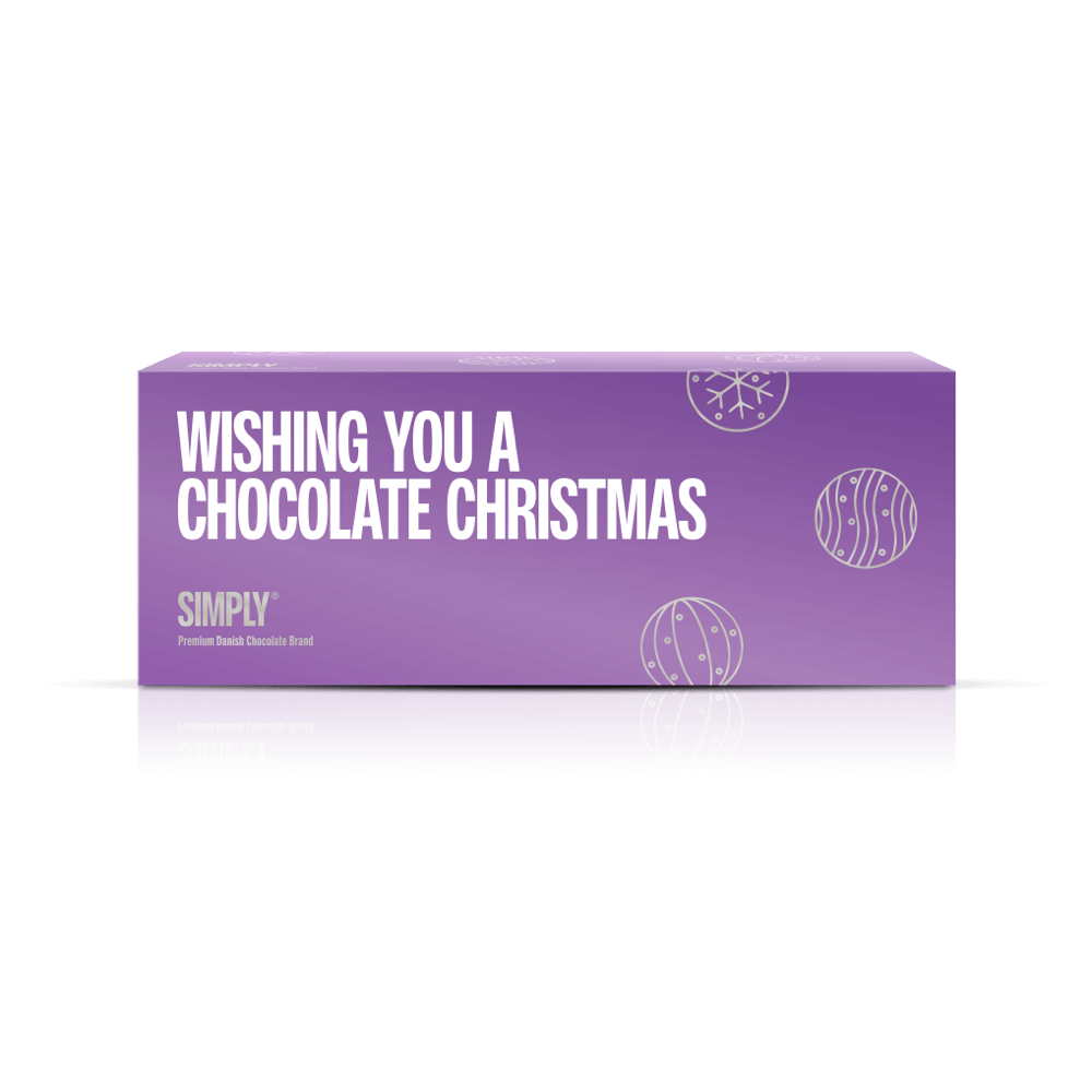 Chokolade Gaveæske 27 stk. - Wishing You A Chocolate Christmas