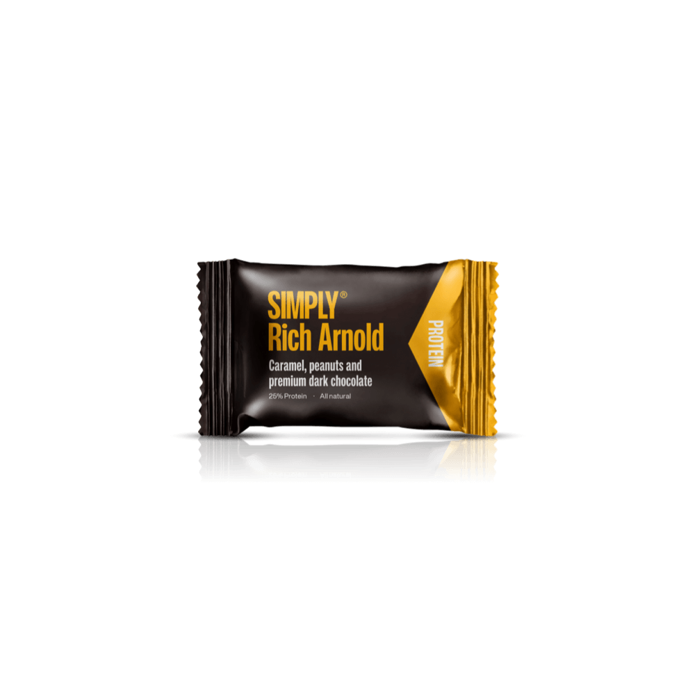 Protein bites - Karamell, Erdnüsse und dunkle Schokolade | Simply® Rich Arnold - 75 st.