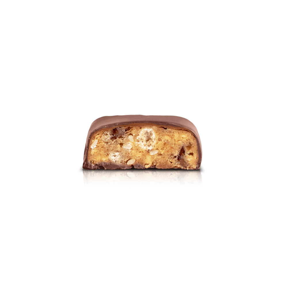 Protein bites - Karamell, Yuzu, Sesam und Milchschokolade | Simply® Sixpack Sally - 75 stk.