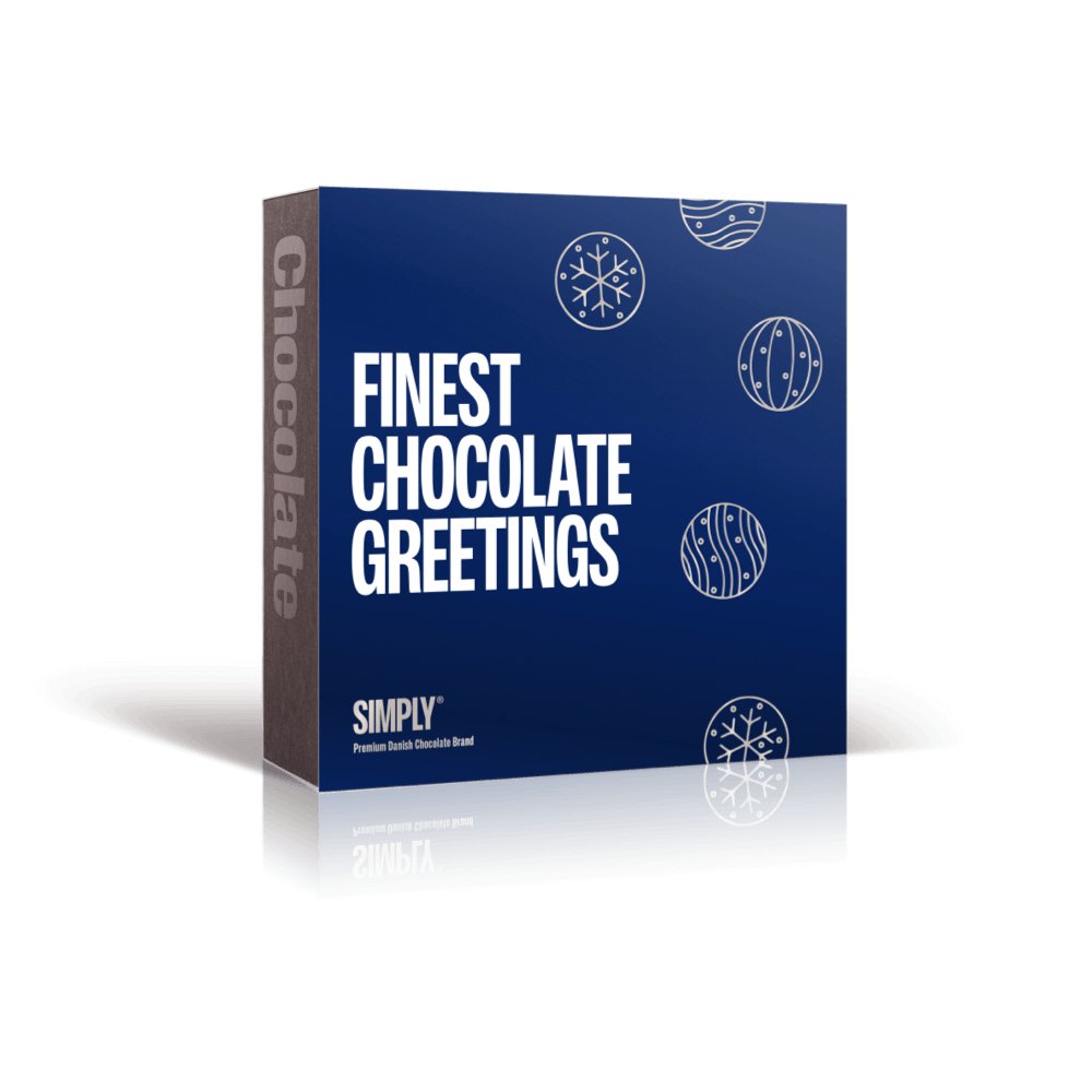Premium gaveæske - 80 bites | Finest Chocolate Greetings