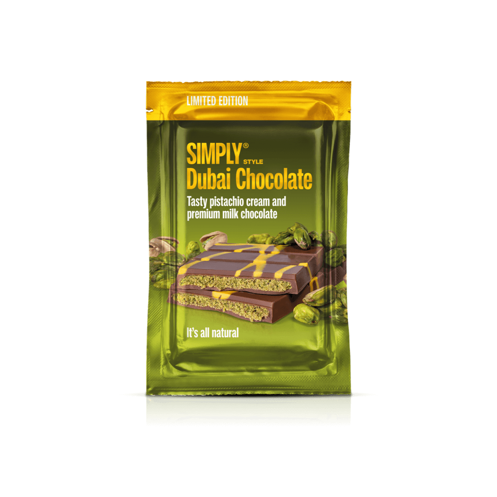 Dubai Chokolade | Pistaciecreme, knas og premium mælkechokolade - Simply® - Dubai Chocolate