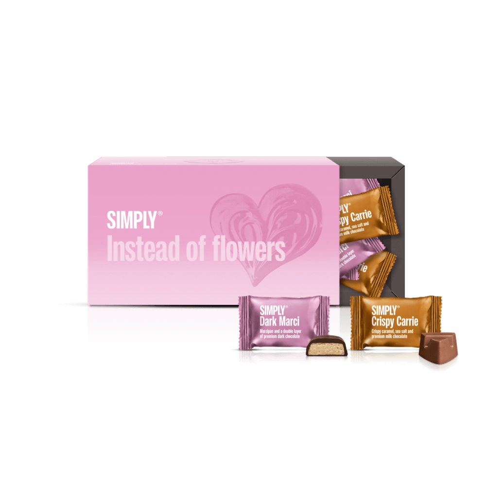 Instead of flowers | Gaveæske med 18 stk. Bites - Mors dag - Simply®