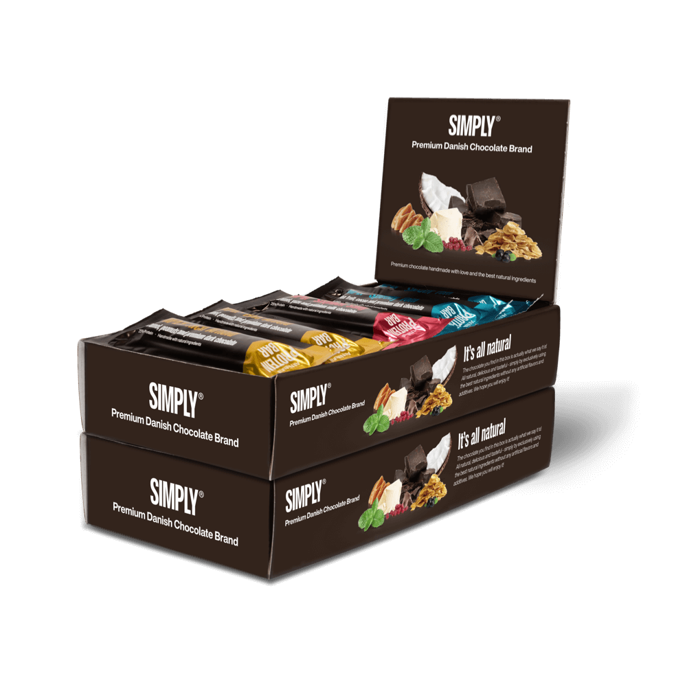 Protein mix 30-pack | Rich Arnold, Speedy Tom og Sixpack Sally - Protein bars - Simply®