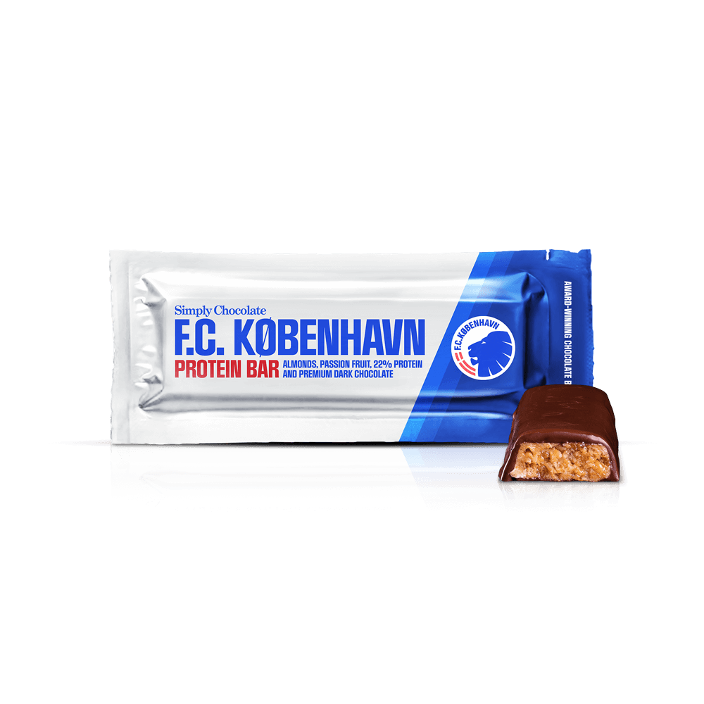 F.C. København 12-Pack | 6 Schokoladenriegel + 6 Proteinriegel