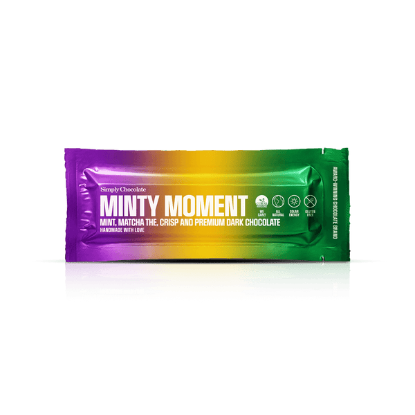 Minty Moment | Mint, matcha tea, crisp and premium dark chocolate