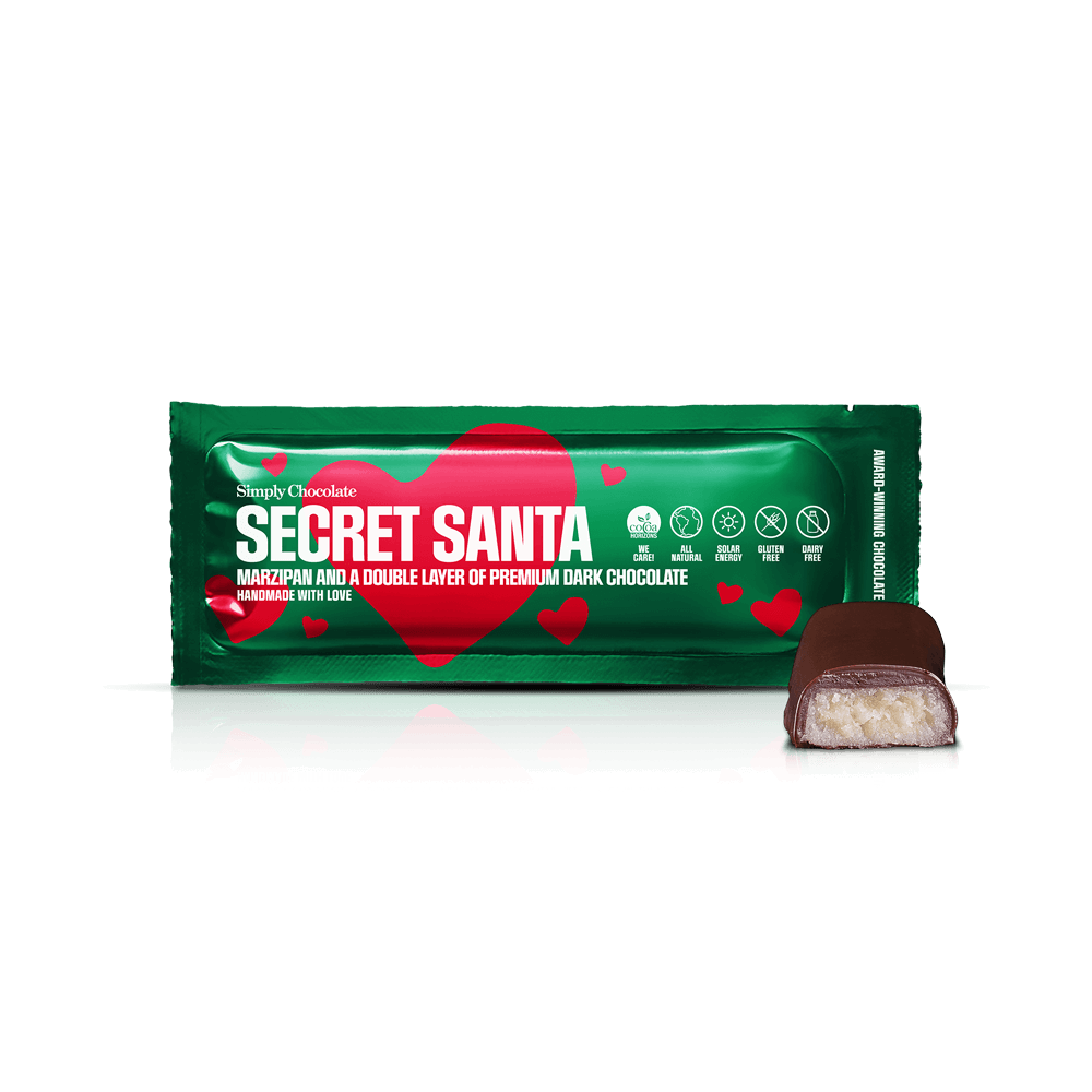 Secret Santa | Marzipan and a double layer og premium dark chocolate