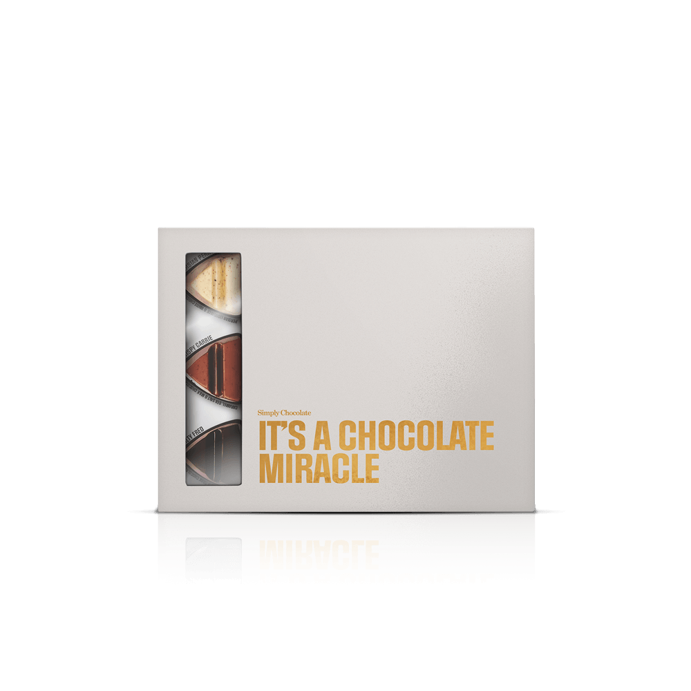 The Chocolate Miracle Kit | 30 Türchen mit Premium Schokolade + 12 Stück Schokoladenschachtel