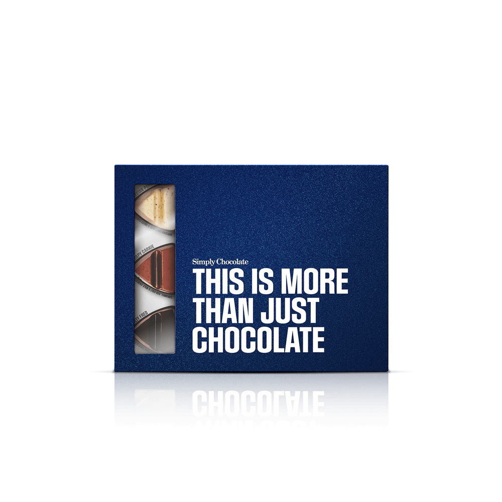 More Than Just Chocolate | Schachtel mit 12 Stück Schokolade