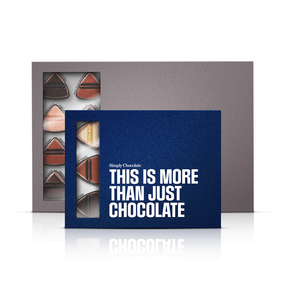 For chocolate lovers | Schachtel mit 12 Stück + 24 Stück Schokolade