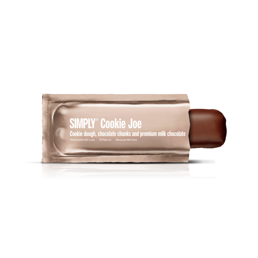 SIMPLY Cookie Joe | Cookie dough, chocolate chunks and premium milk chocolate