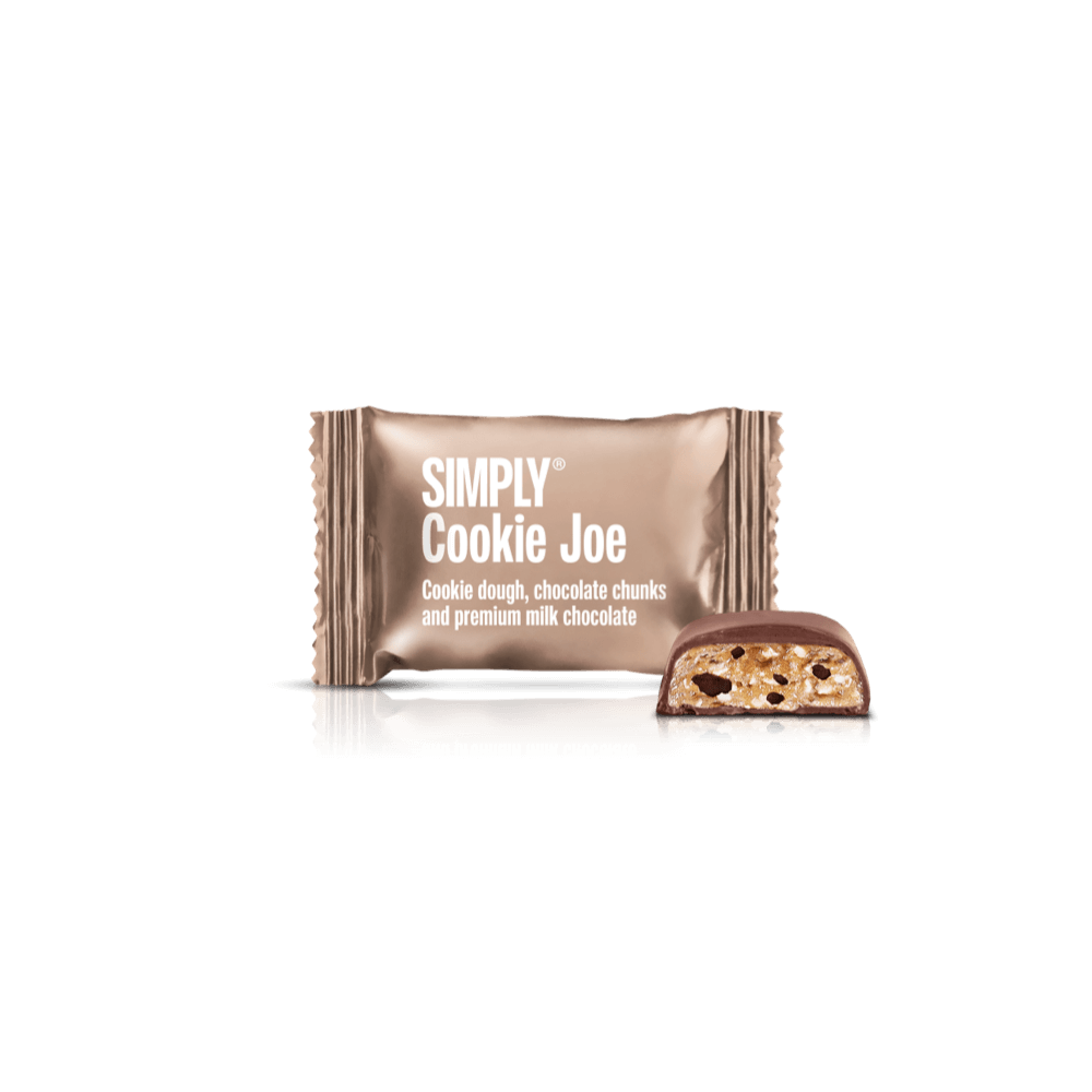 Simply® Cookie Joe - 75 Bites | Cookie Dough, Schokoladenstücke und Milchschokolade