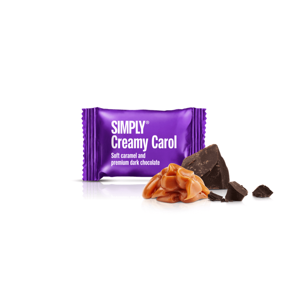 Creamy Carol - Box with 75 pcs. bites | Soft caramel and premium dark chocolate