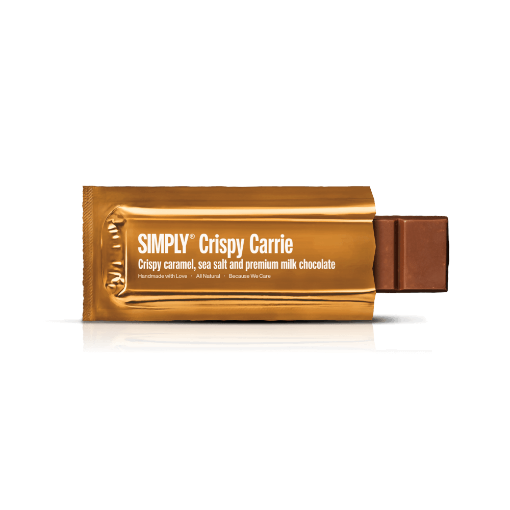 Crispy Carrie | Knusprige Karamellstücke, Meersalz und Milchschokolade