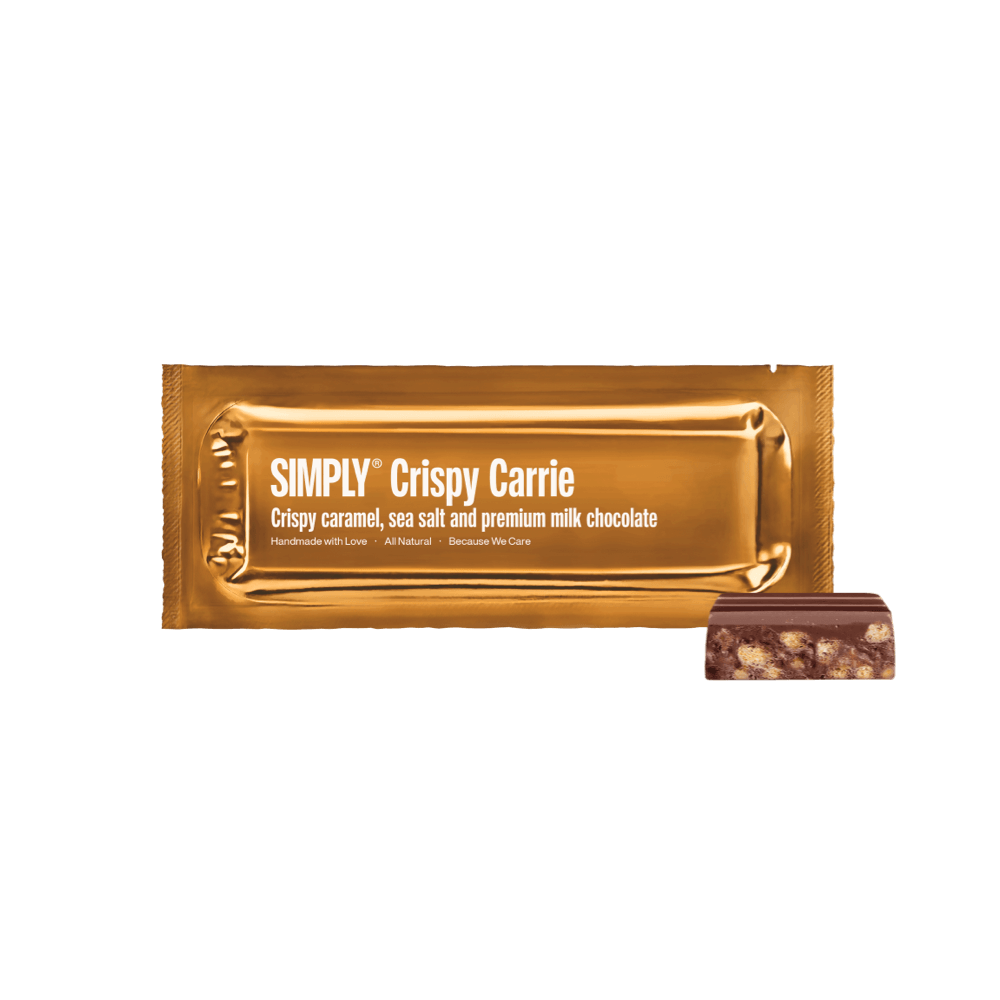 Simply® Crispy Carrie | Knusprige Karamellstücke, Meersalz und Milchschokolade