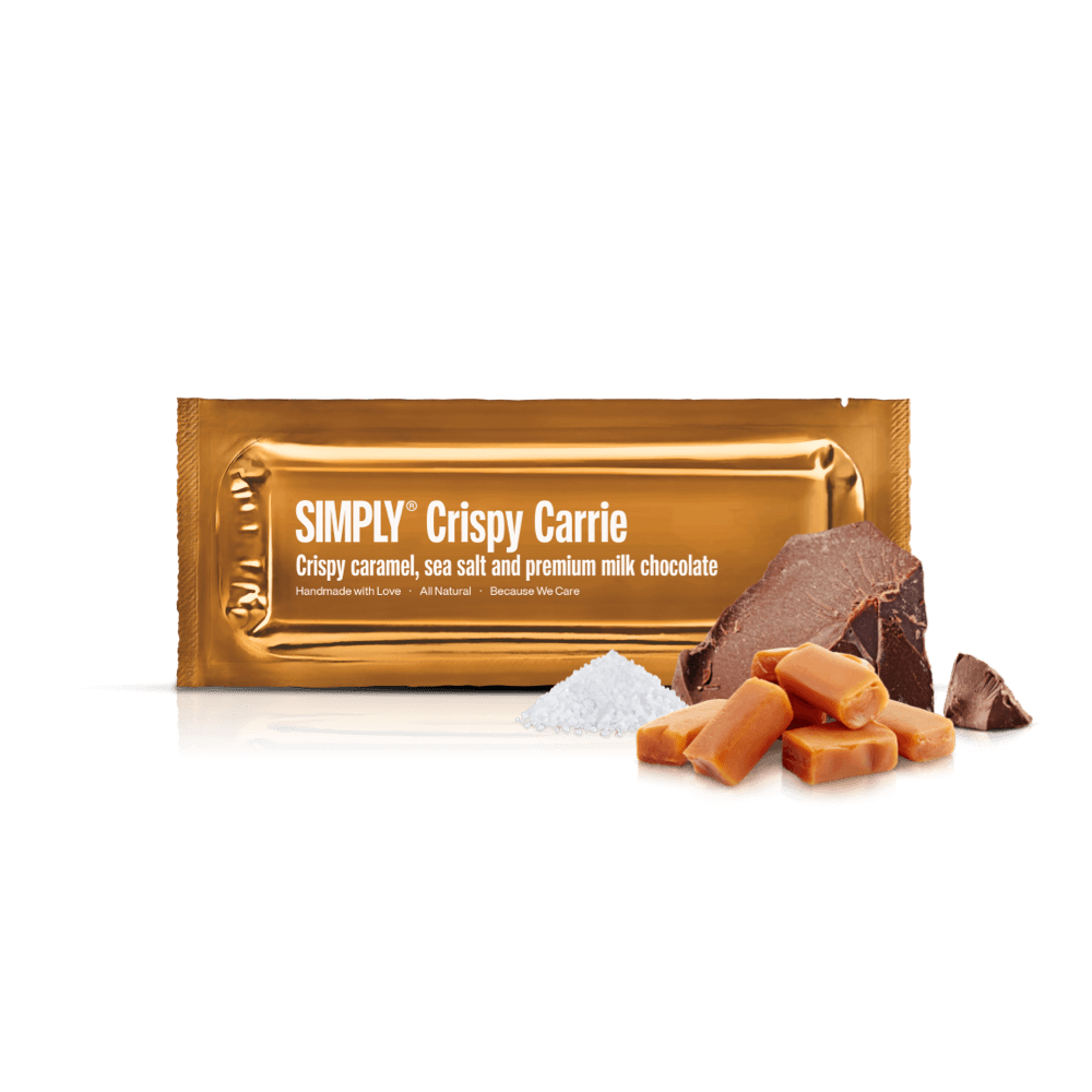 Crispy Carrie | Knusprige Karamellstücke, Meersalz und Milchschokolade