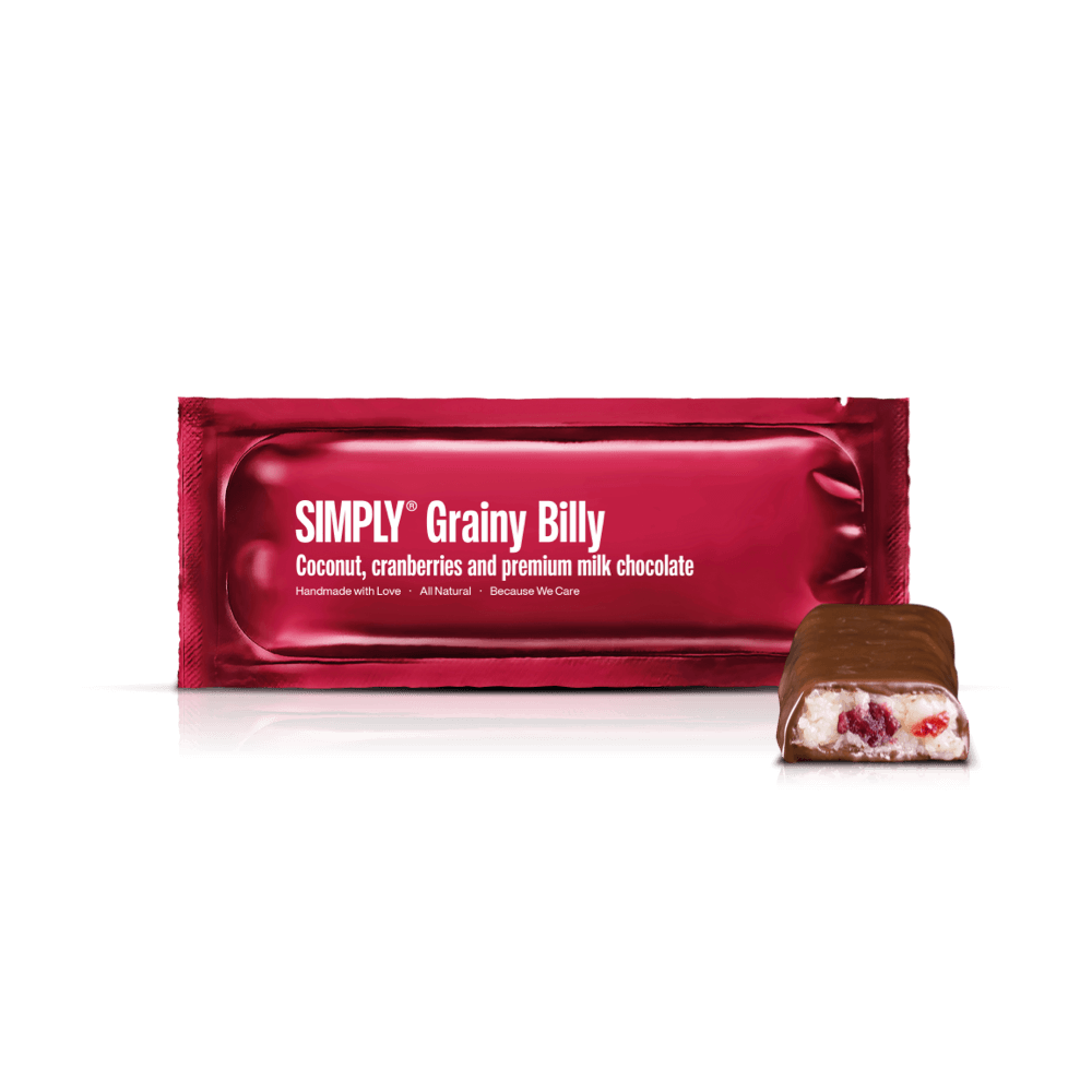 New Grainy Billy | Coconut, cranberry and premium milk chocolate