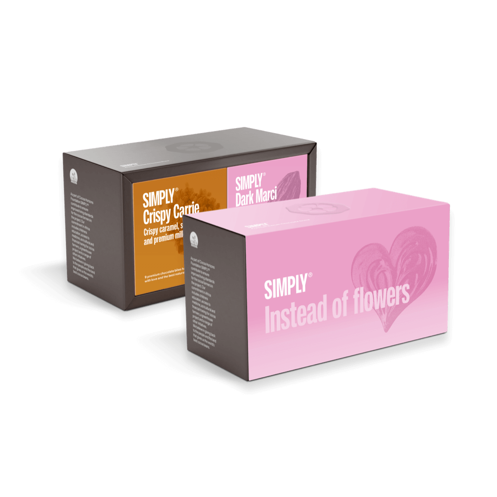 The Instead of Flowers Kit | The Heart Box + Geschenkschachtel mit 2 Cubes