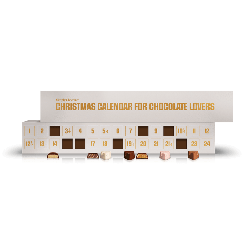 Perlen Schokoladen-Adventskalender | 30 Türchen mit Premium-Schokolade
