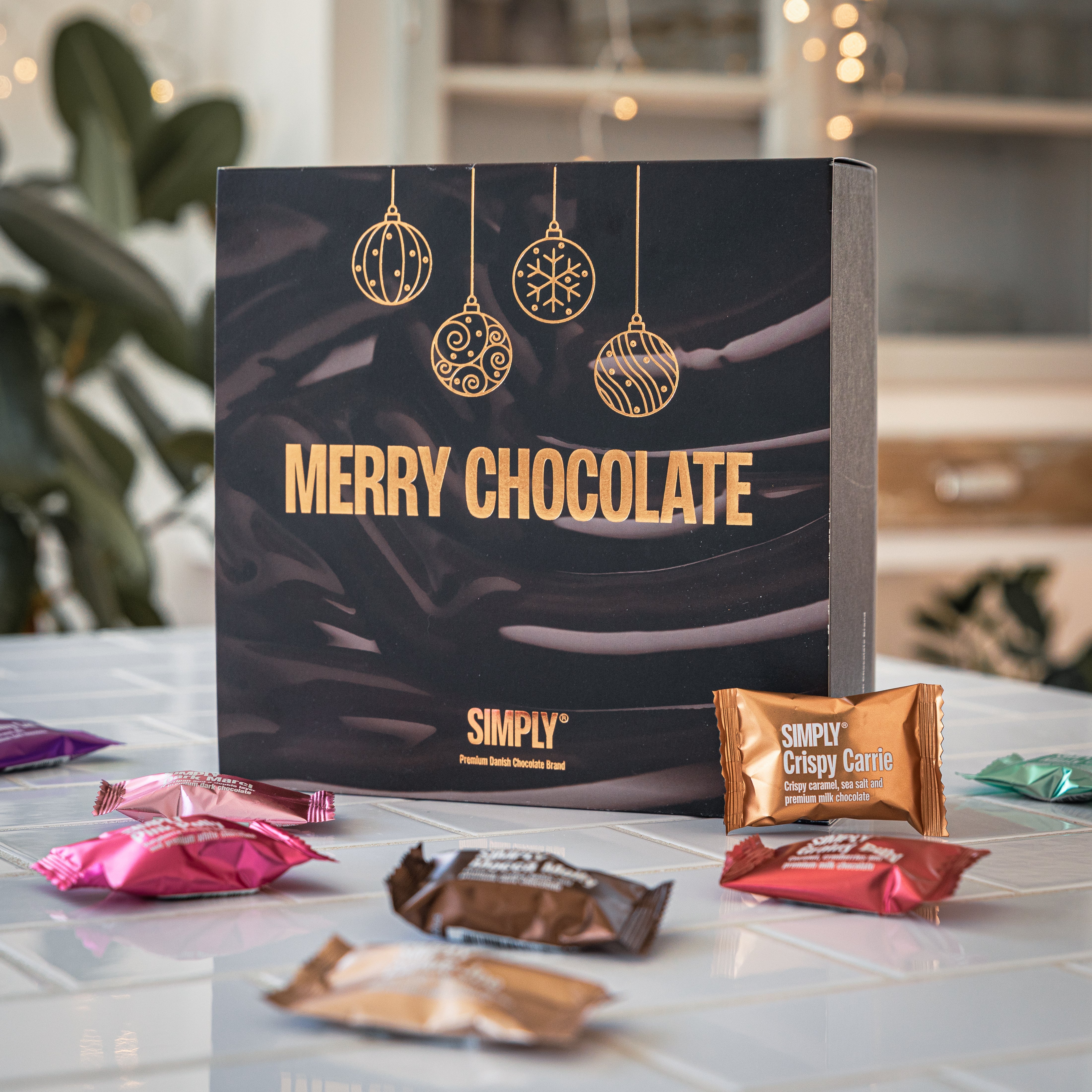 The Christmas Premium Box | Eksklusive Weihnachtsschachtel mit 50 gemischten Schokoladenbites