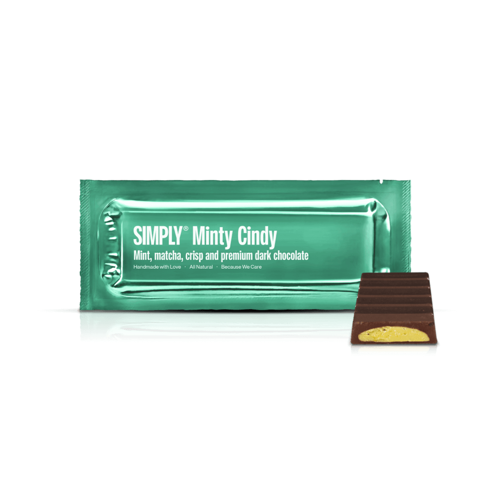 Minty Cindy | Minze, Matcha-Tee, Crisp und hochwertige dunkle Schokolade