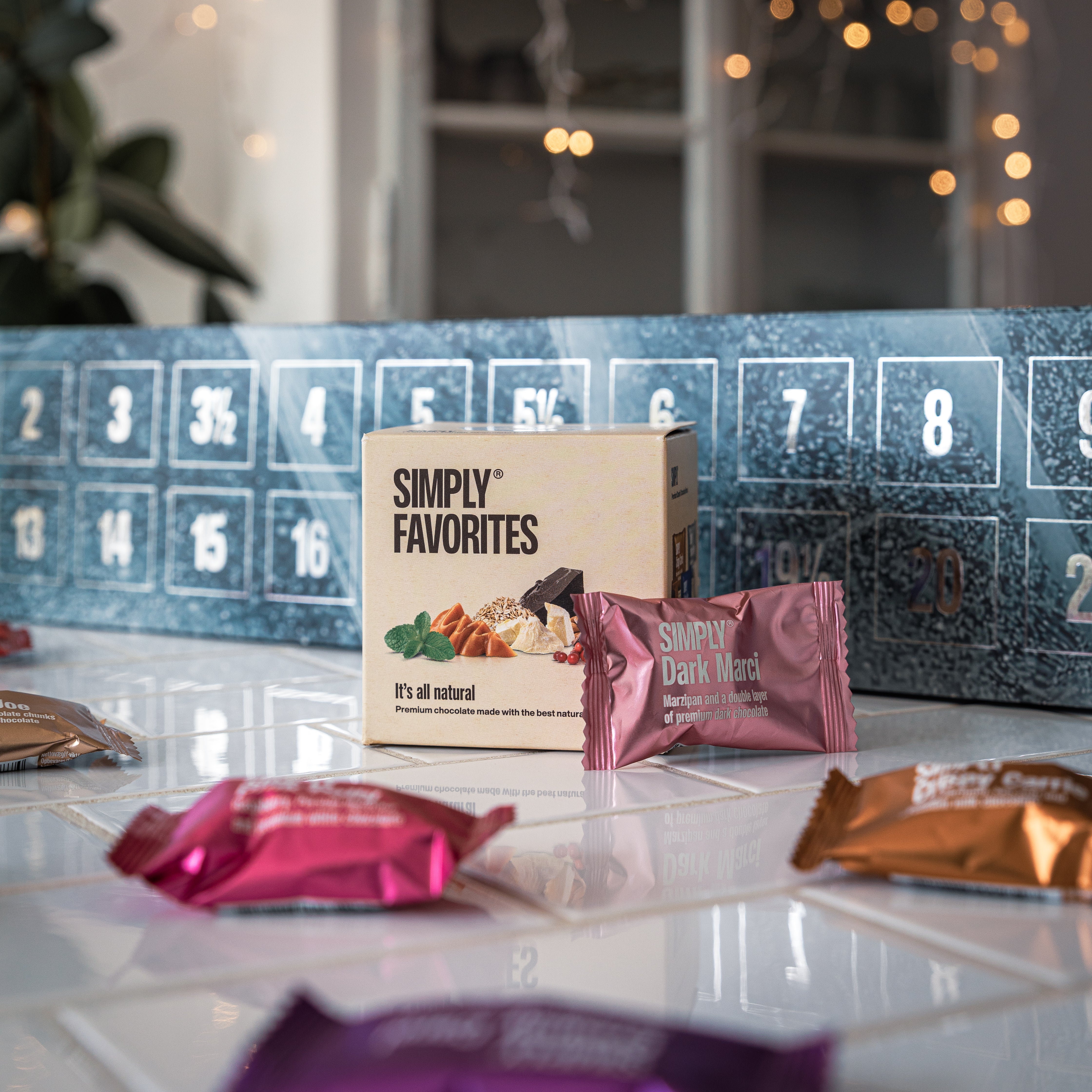 Simply® Unwrap Your Energy | Dubai-Schokoladenriegel + Favorites Cube