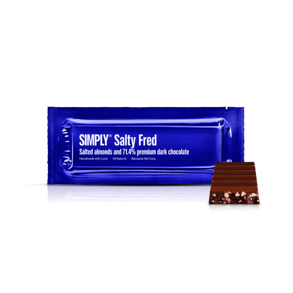  Salty Fred | Gesalzene Mandeln und dunkle Schokolade
